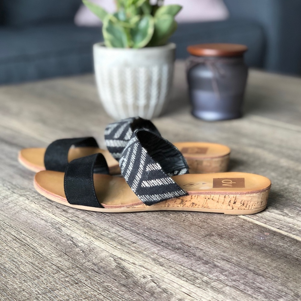 Aztec design sandals